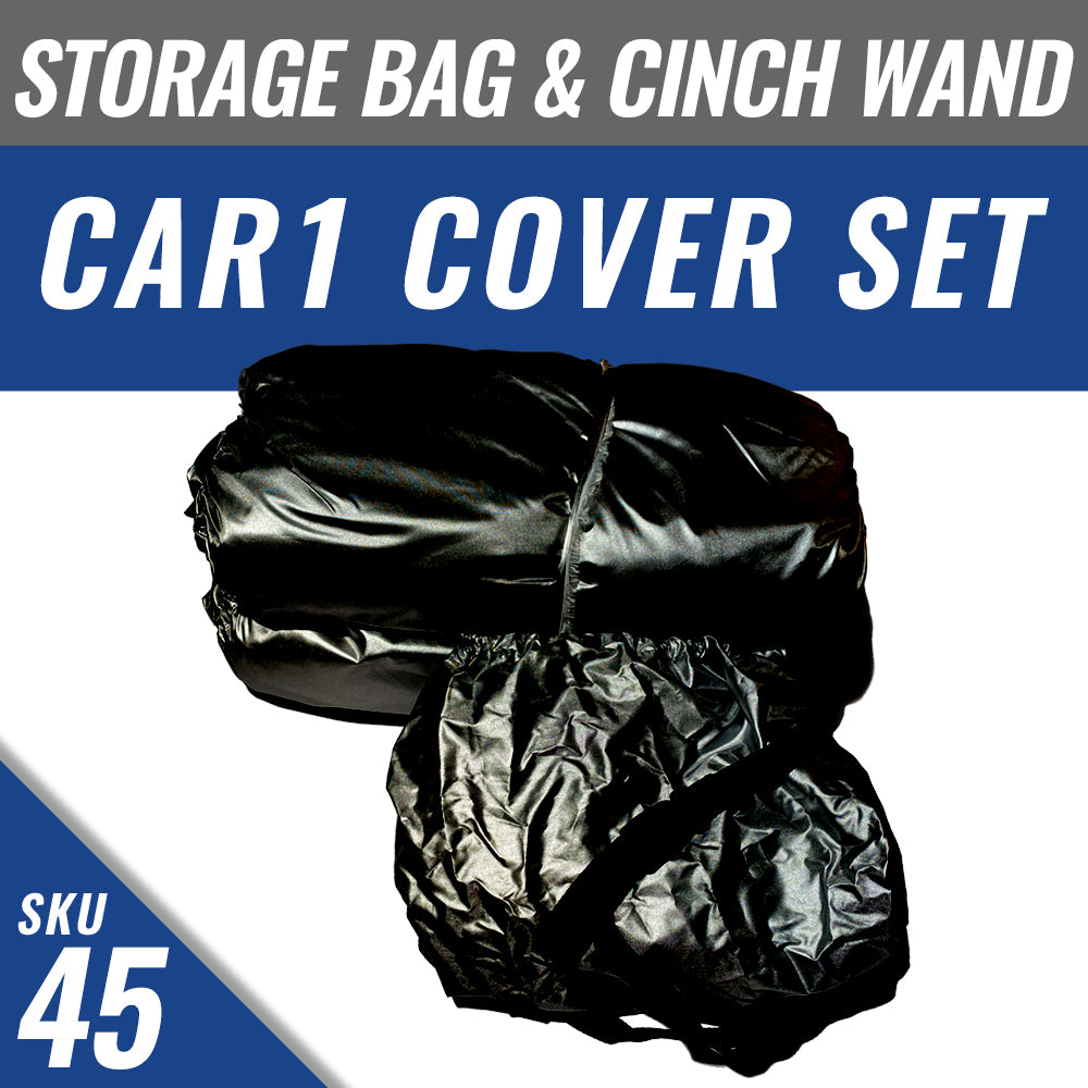 CAR1 BLACK Cover + Cover Storage Bag + Installed Cinch Wand
