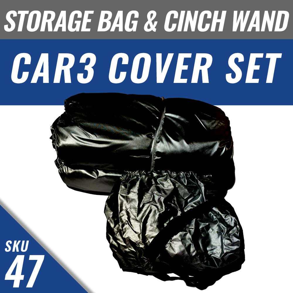 CAR3 BLACK Cover + Cover Storage Bag + Installed Cinch Wand