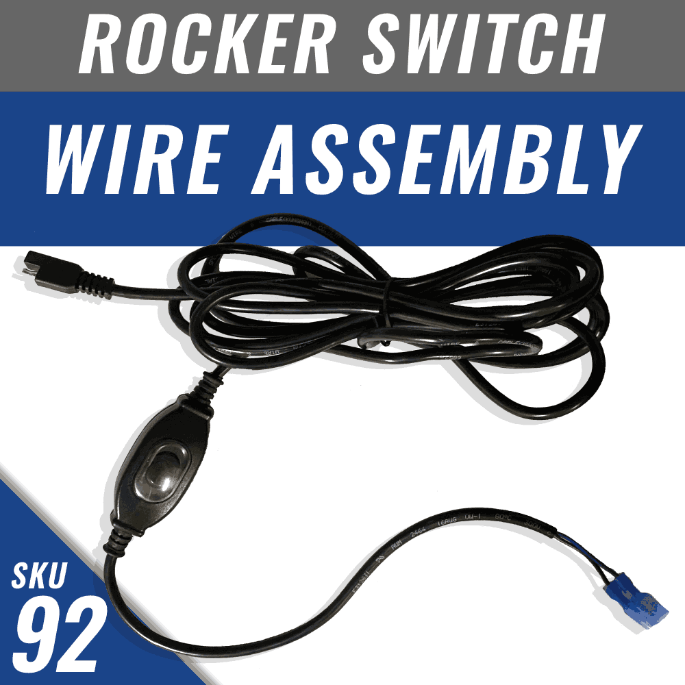Rocker Switch Assembly (Attach to Blower Assembly) Hail Protector