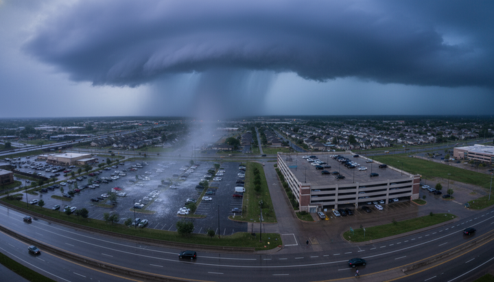 The Hail Swath: Why Damage Corridors Are Narrow and How Understanding Them Changes Your Parking Strategy