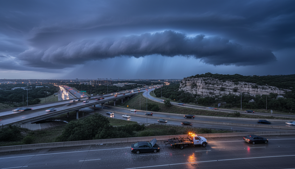 Why Austin's Hail Storms Form Where the Hills Meet the Highway