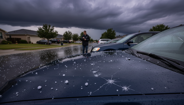 Hail and Your Car's Paint: Why Clear Coat Fails, How UV Exposure Accelerates Damage, and When PDR Won't Save It