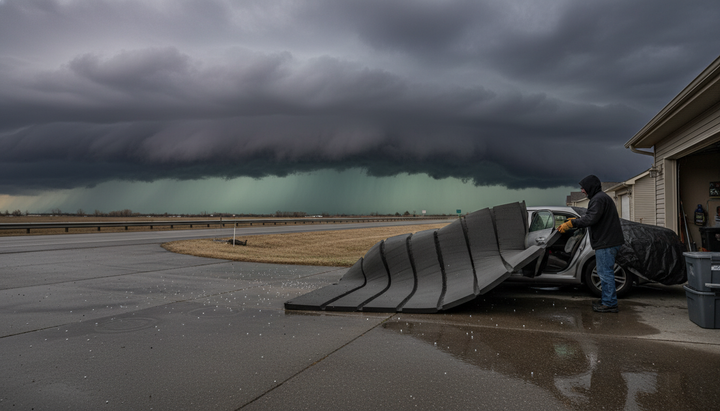 The Physics of Folding: How Storage Technique Determines Whether Your Hail Cover Survives Winter