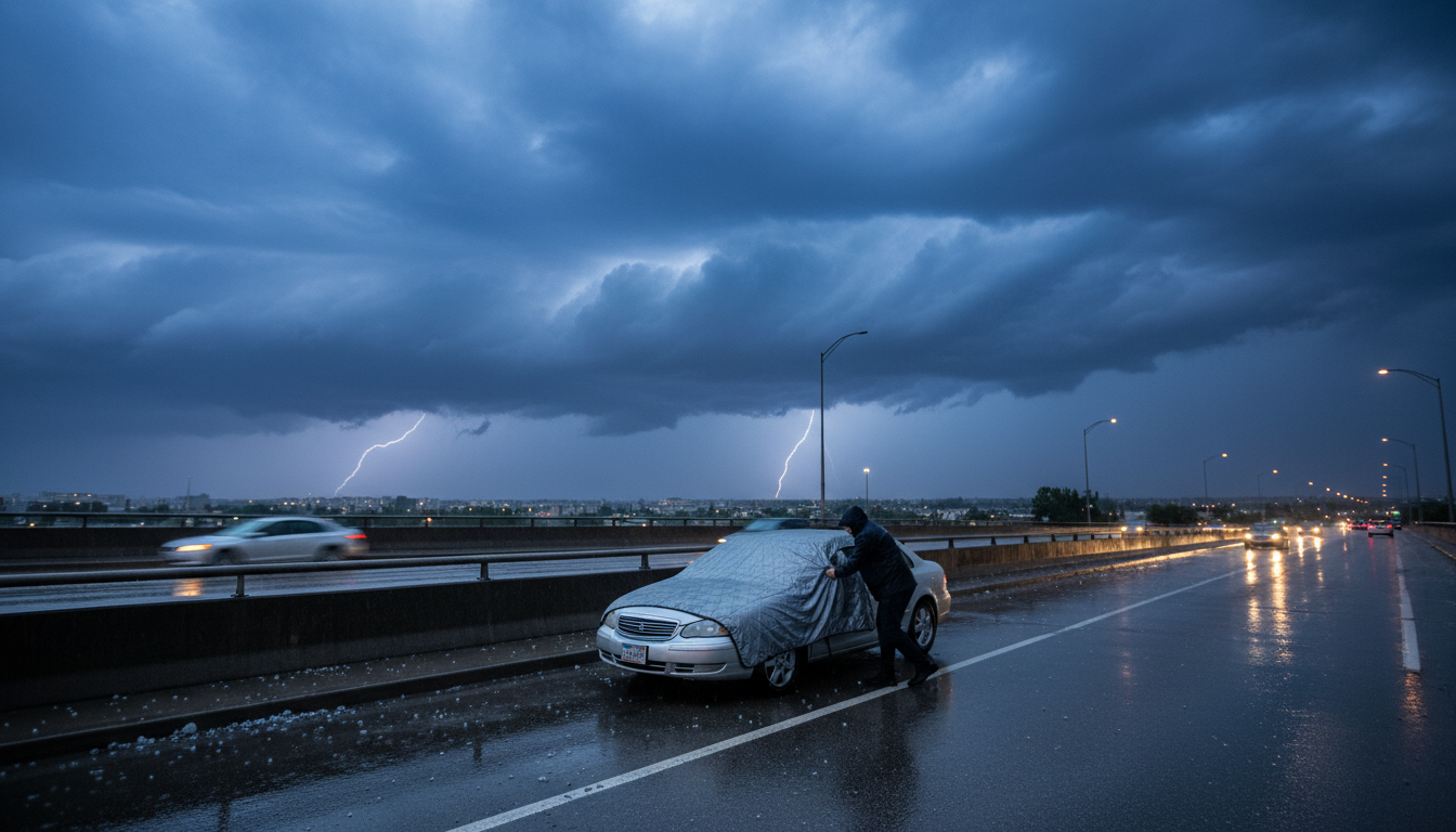 The 15-Minute Hail Warning Window: What Drivers Can Realistically Do Between Alert and Impact
