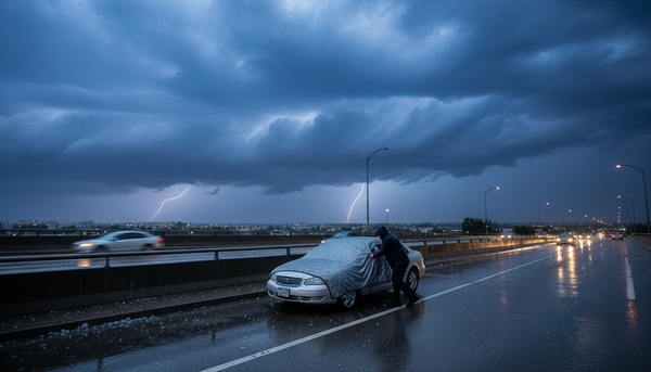 The 15-Minute Hail Warning Window: What Drivers Can Realistically Do Between Alert and Impact