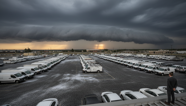 The $50,000 Deductible: Why Fleet Hail Protection Math Changes at Scale