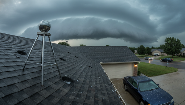 A Two-Inch Steel Ball Falls Twenty Feet: Why Your Roof Has a Hail Rating and Your Car Doesn't