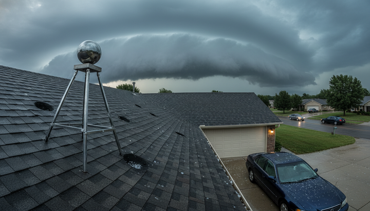 A Two-Inch Steel Ball Falls Twenty Feet: Why Your Roof Has a Hail Rating and Your Car Doesn't