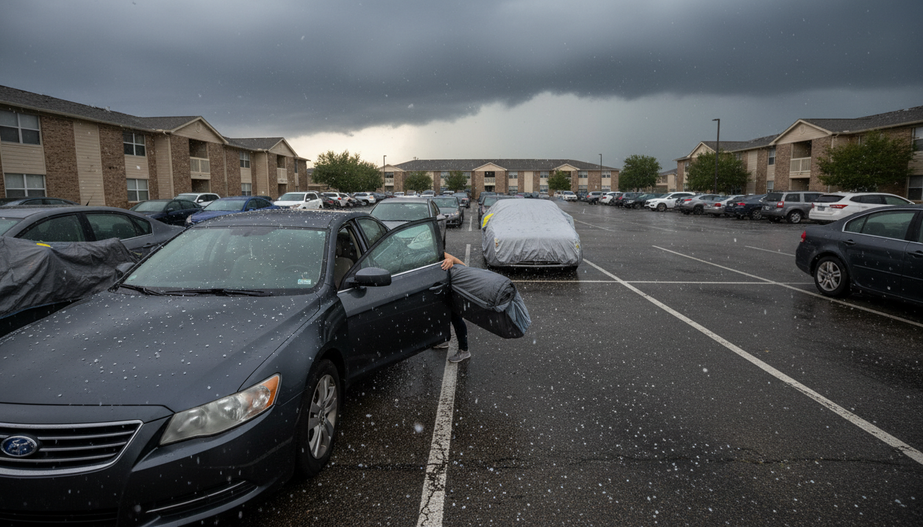 The Apartment Dweller's Hail Dilemma: Protecting Your Car When You Don't Control the Parking Lot
