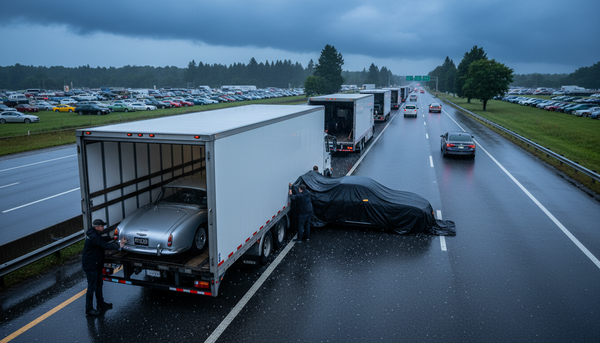 Collector Car Hail Protection: What Concours Owners Need to Know About Transport, Storage, and Show Field Risk