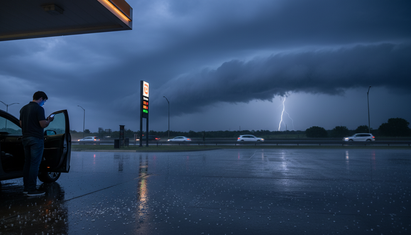 Your Phone's Weather Alert Arrived 12 Minutes After the Hail Started: Why Default Notifications Fail Drivers