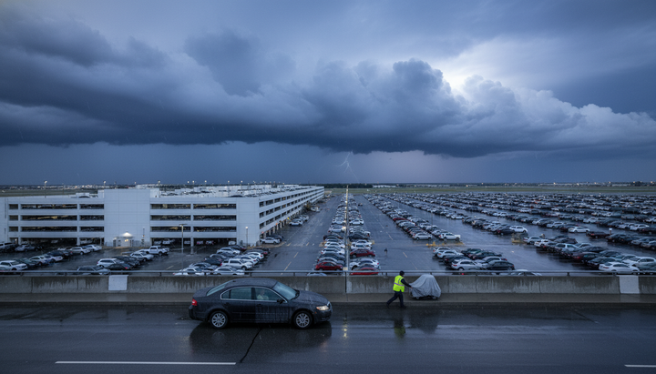The $42 Decision: Why Airport Garage Parking Pays for Itself the First Time Hail Falls