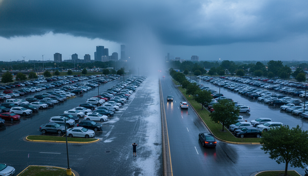 The Narrow Path: Why Hail Damage Skips One Parking Lot and Destroys the Next