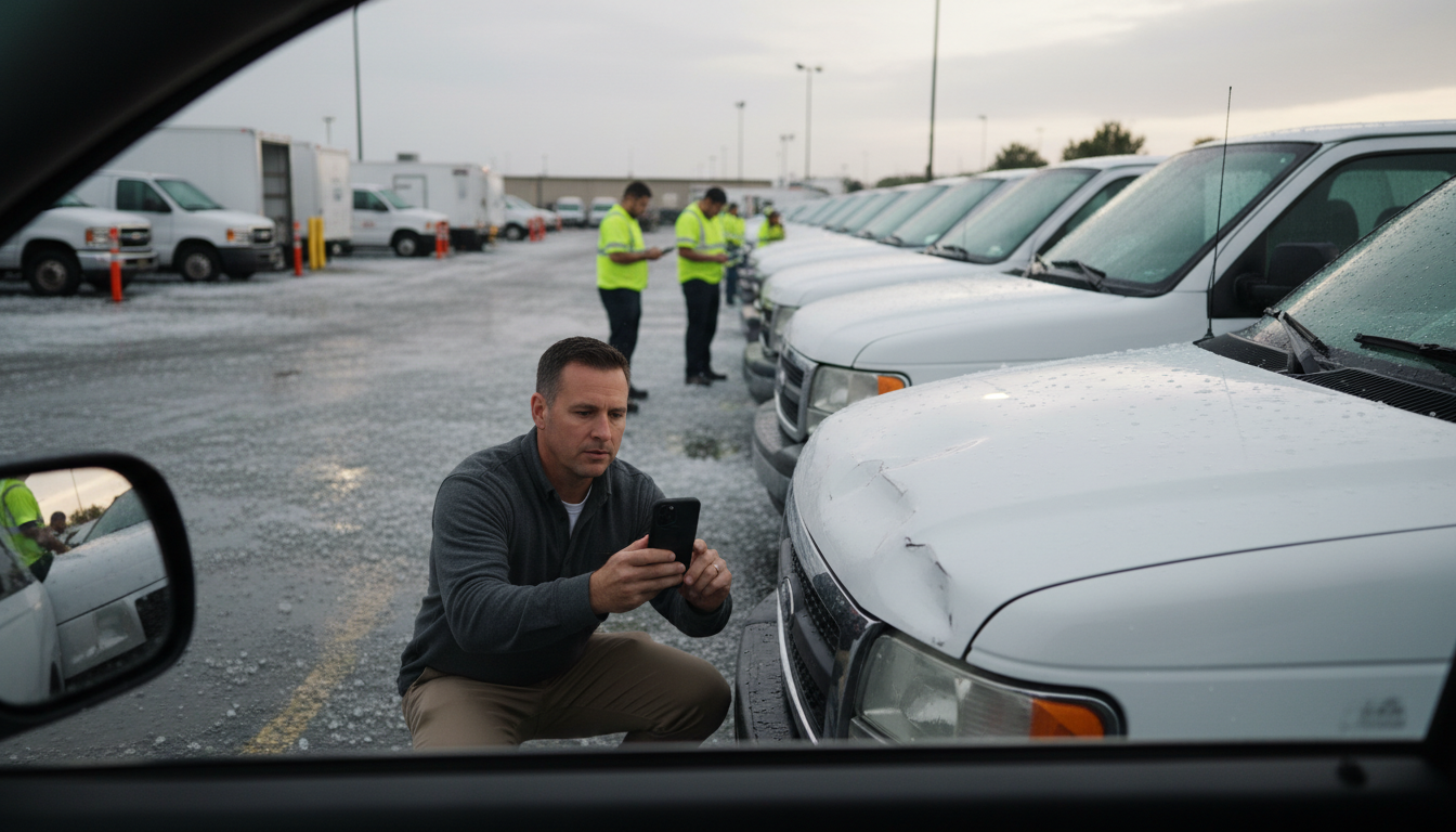 The First Hour: Fleet Hail Response Protocol That Determines Your Insurance Outcome