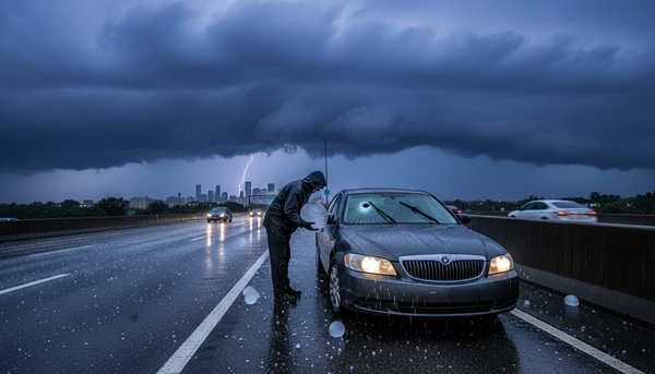 When the Warning Says "Golf Ball Sized Hail," Your Windshield Is Already in Danger