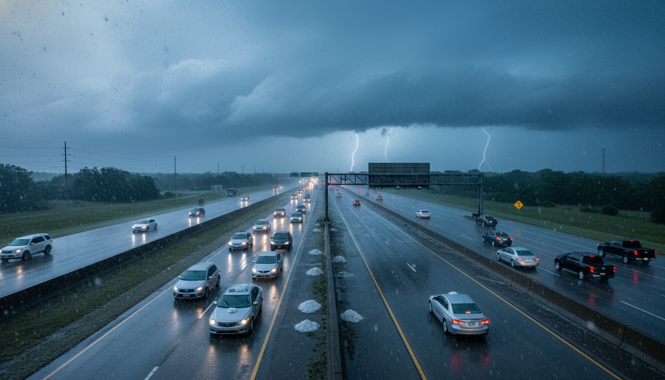 May Hail: What Three Decades of Storm Data Reveal About America's Most Dangerous Month for Vehicles