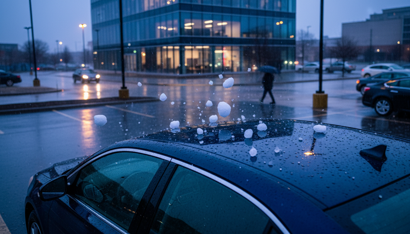 The Physics of Impact: What Happens When a Hailstone Strikes Your Car
