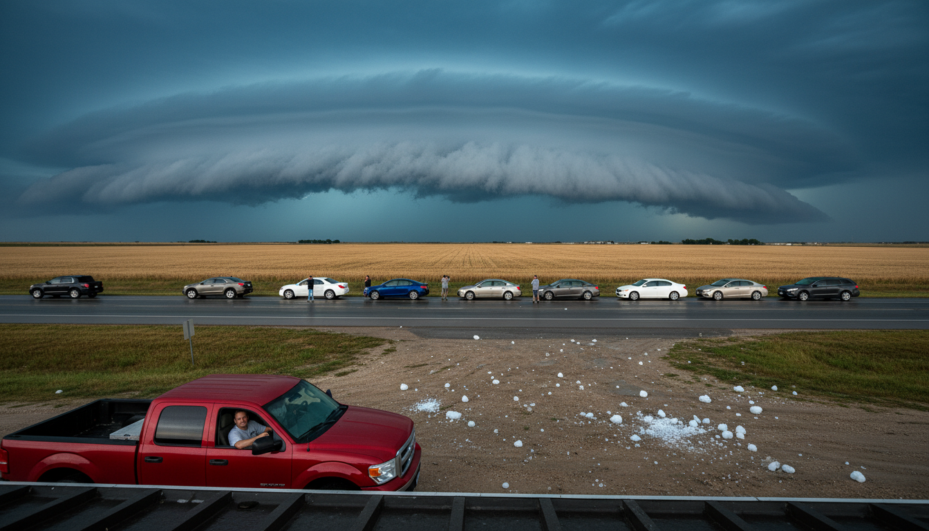 Kansas Hail Season Peaks When the Dryline Retreats: Why May and June Bring the Highest Risk
