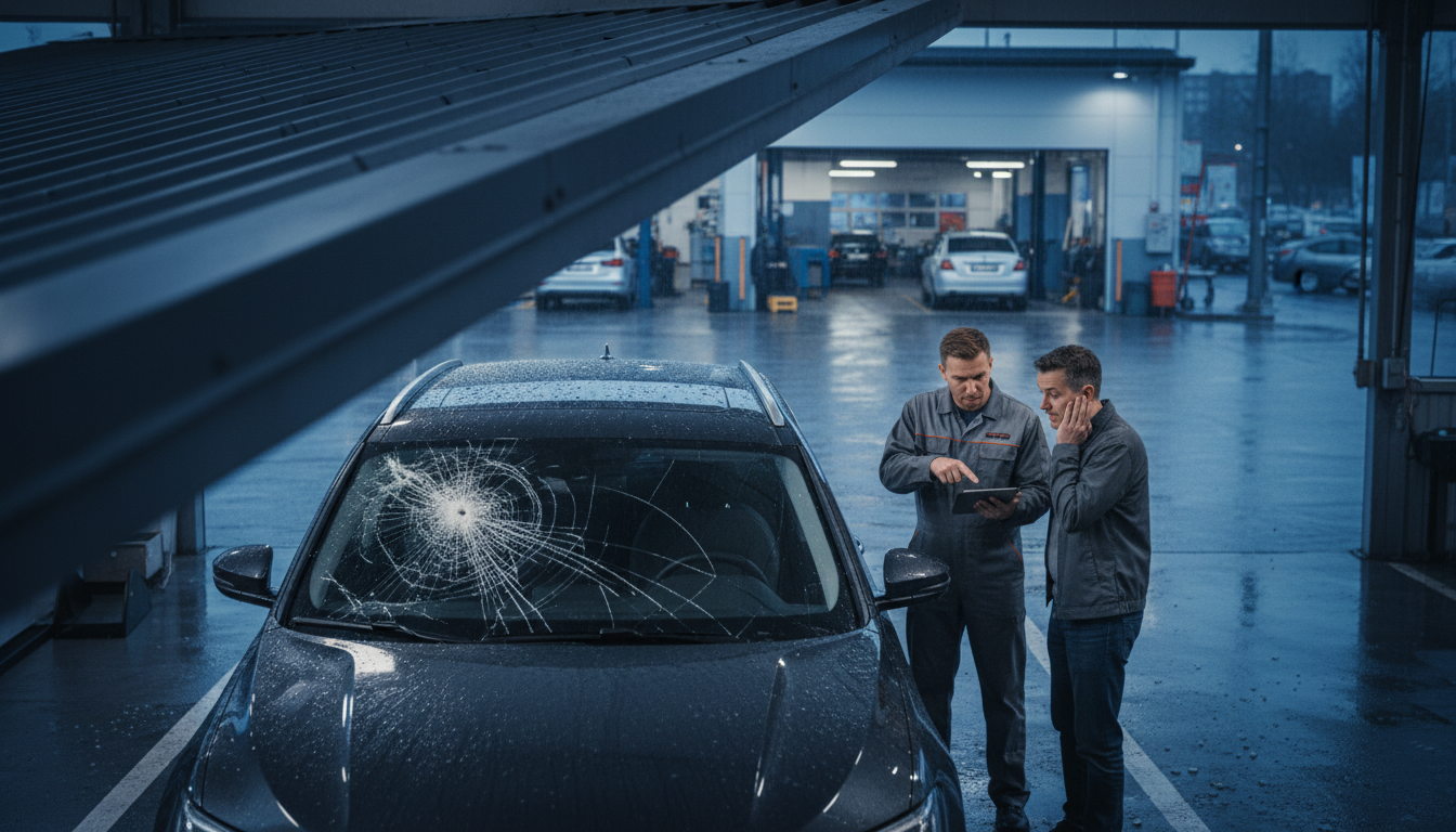 The $800 Surprise: Why Your Hail-Damaged Windshield Costs Twice What You Expected