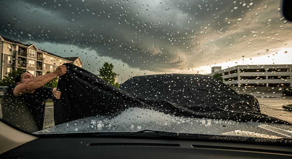 The Garage You Don't Have: Hail Protection When You Rent