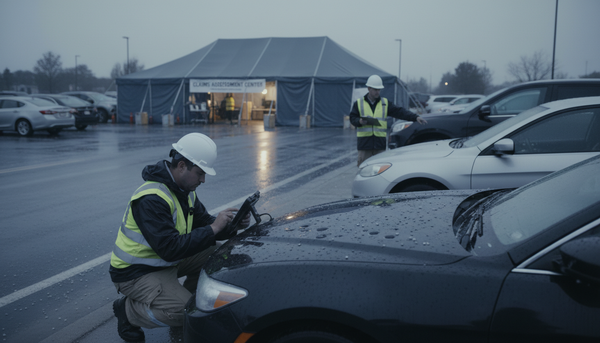 State Farm Sends Staff Adjusters While Geico Routes You to Drive-In Centers: How the Big Three Handle Hail Claims