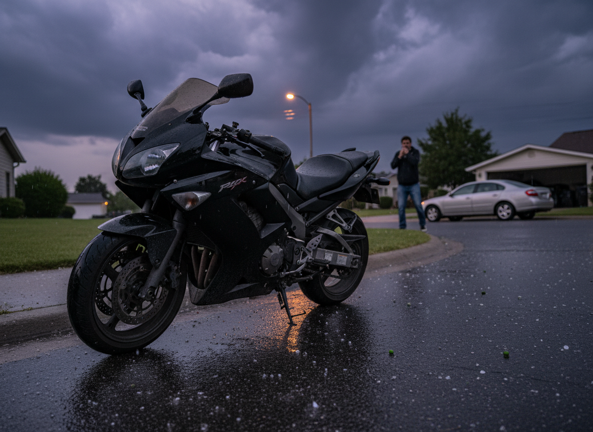 Your Motorcycle Has Zero Hail Protection: Why Summer Storms Total Bikes Faster Than Cars