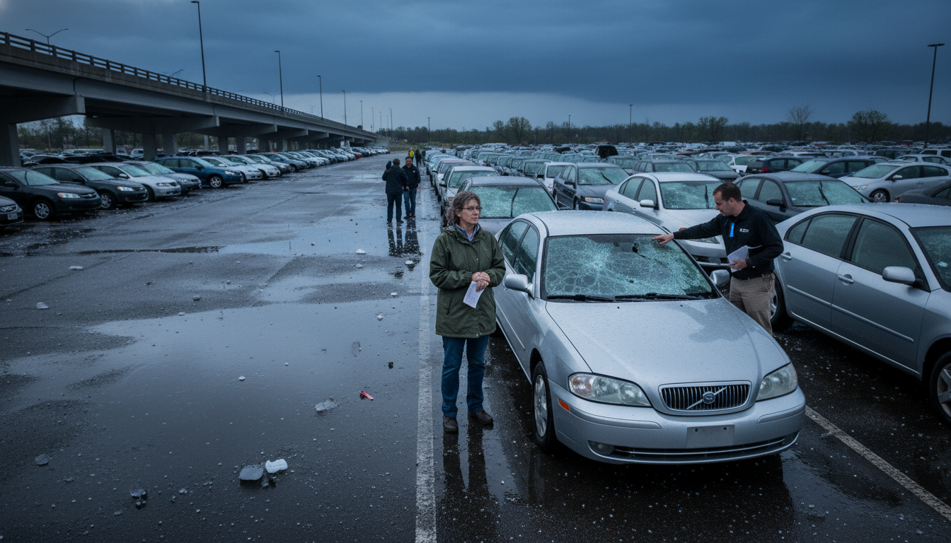 Your Insurer Just Totaled Your Hail-Damaged Car. Here's What Happens Next.