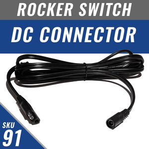 DC Connector for Rocker Switch