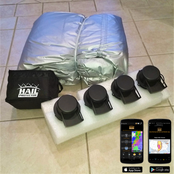 Portable HAIL PROTECTOR CAR2, Any Size Hail – Hail Protector