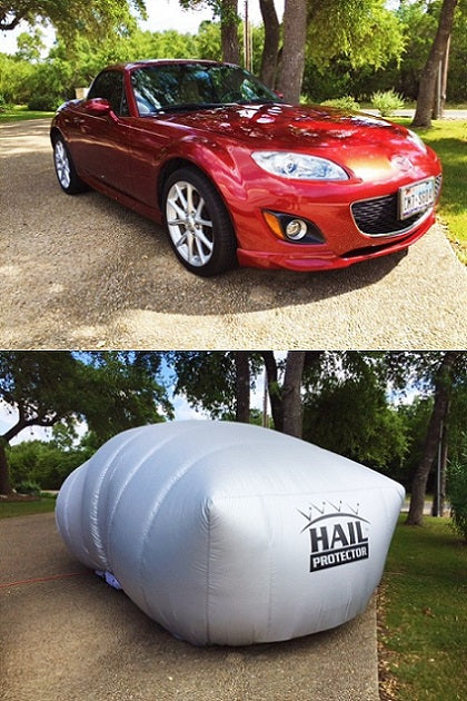 Portable HAIL PROTECTOR CAR1, Any Size Hail – Hail Protector